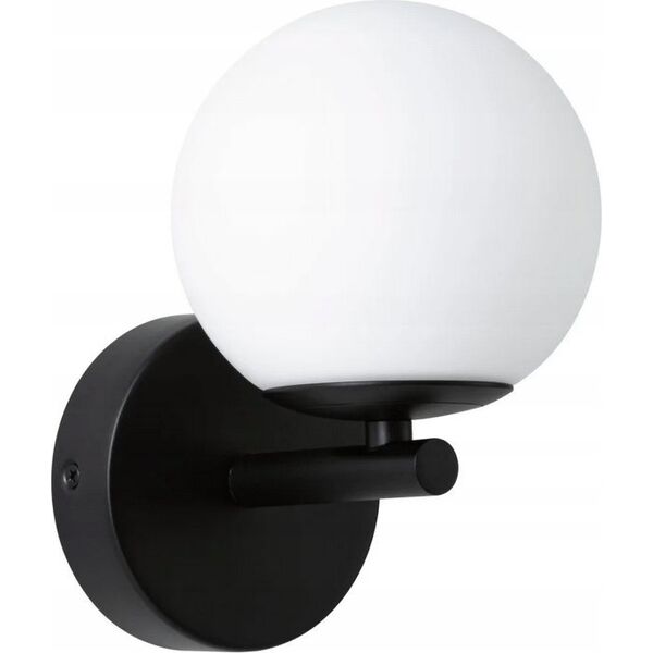 Kinkiet Paulmann Lampa ścienna łazienkowa GOVE LED 5W 400lm 3000K IP44 230V czarny matowy / metal / szkło 13295356 4000870710746