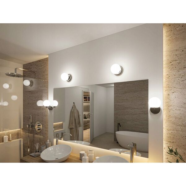 Kinkiet Paulmann Lampa ścienna łazienkowa GOVE LED 5W 400lm 3000K IP44 230V chrom satyna / metal 13295358 4000870710678