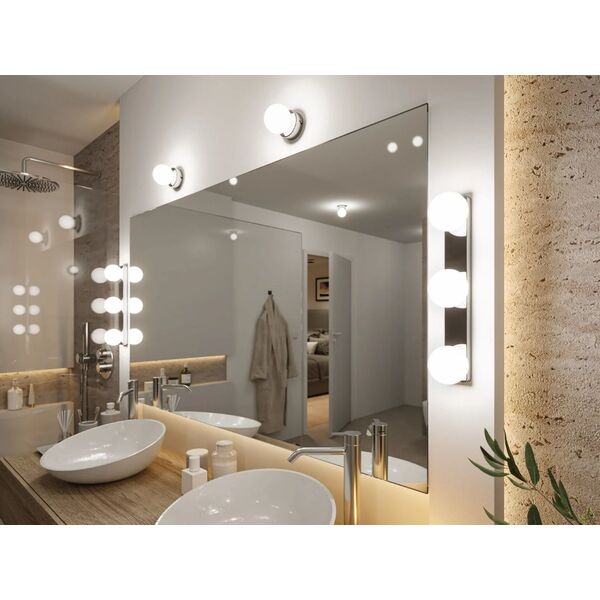 Kinkiet Paulmann Lampa ścienna łazienkowa GOVE LED nad lustro G9 max.3x20W IP44 230V chrom satyna / metal 13295359 4000870710630