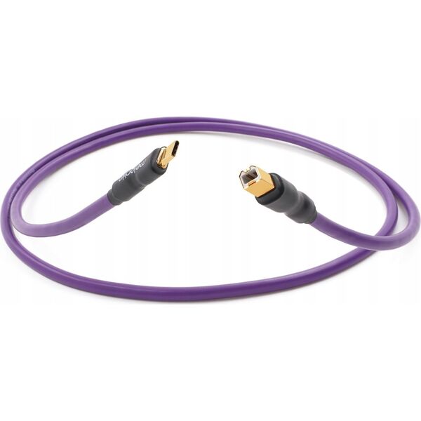 Kabel USB Melodika USB-C - USB-B 2.5 m Fioletowy (MELO-MDUCB25) 13295429 5907609009913