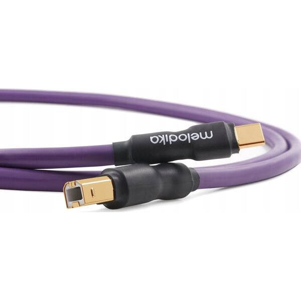 Kabel USB Melodika USB-C - USB-B 7 m Fioletowy (MELO-MDUCB70) 13295445 5907609009975