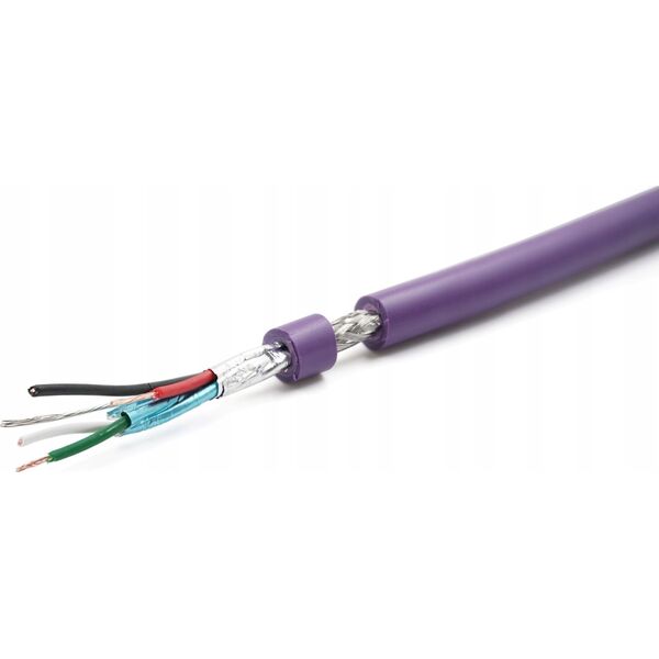 Kabel USB Melodika USB-C - USB-B 5 m Fioletowy (MELO-MDUCB50) 13295446 5907609009951