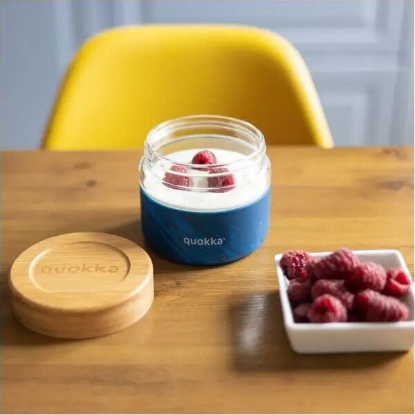 Quokka Quokka Deli Food Jar - Pojemnik szklany na żywność / lunchbox 500 ml (Wood Grain) 13295490 8412497401239