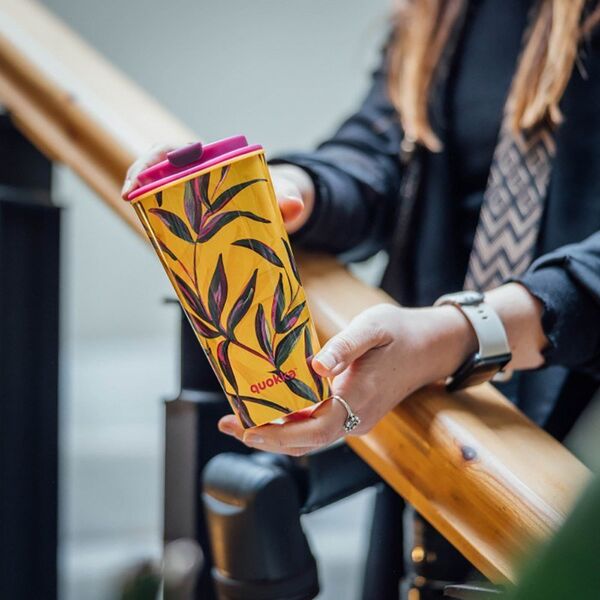 Quokka Quokka Vaso Cafe Doble Pared - Kubek z podwójnymi ściankami 450 ml (Sun Garden) 13295493 8412497402236