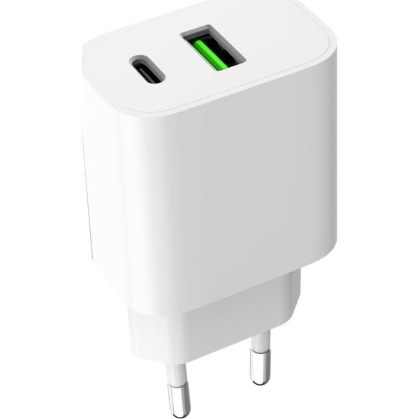 Ładowarka Art ŁADOWARKA SIECIOWA PD/QC 4.0 1x USB-C 1x USB-A 3A 20W ART 13295840 5906721172017