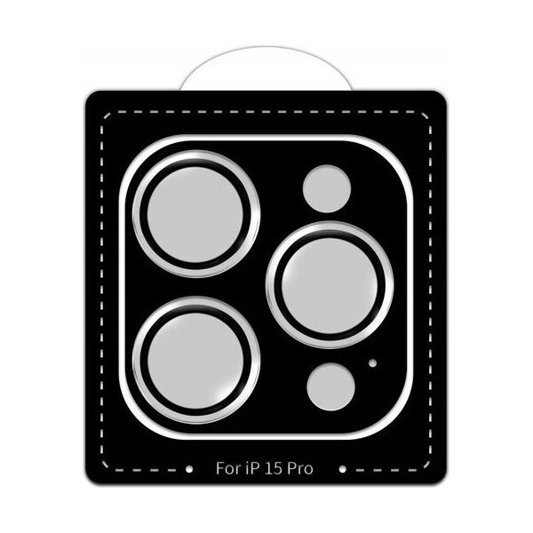 Jcpal Osłona na aparat JCPal Preserver Lens Protector do iPhone 15 Pro srebrna - Gwarancja bezpieczeństwa. Proste raty. Bezpłatna wysyłka od 170 zł. 13296168 6954661867325