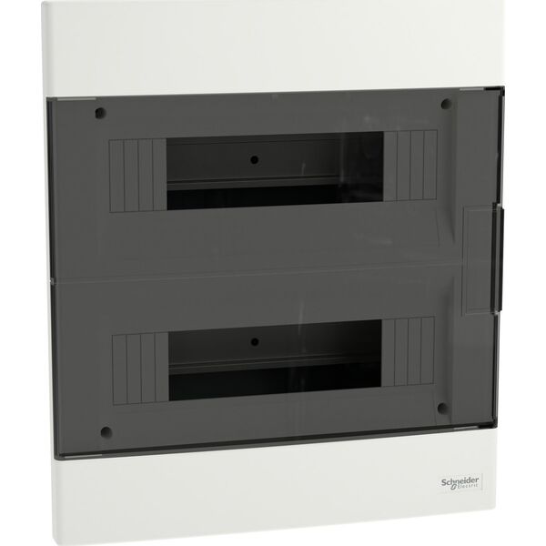 SCHNEIDERE Rozdzielnica podtynkowa Schneider 2x12 IP40 IK07 Easy9 EU EZ9EU-2-12-PT-T EZ9EUA212 biała drzwi transparentne 13296315 3606486369999