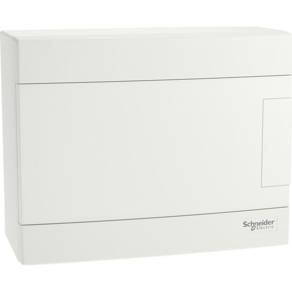 SCHNEIDERE Rozdzielnica natynkowa Schneider 1x8 IP40 IK07 Easy9 EU EZ9EU-1-8-NT-P EZ9EUD108 biała drzwi białe 13296323 3606486370094