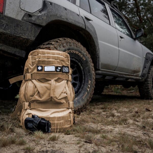 Plecak turystyczny Offlander OFFLANDER TORBA PODRÓŻNA PLECAK 3W1 OFFROAD 54L KHAKI 13297172 5903733008792