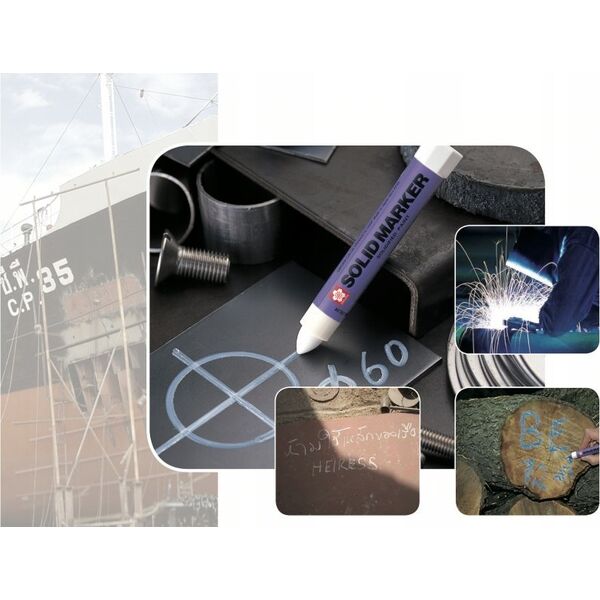 Sakura Marker Solid do niskich temperatur biały, Sakura 13297250 8712079482701