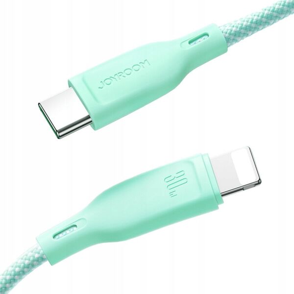 Kabel USB Joyroom USB-A - USB-C 1 m Zielony (JYR794) 13297287 6941237110442
