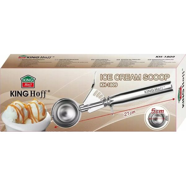 KingHoff GAŁKOWNICA ŁYŻKA DO NABIERANIA LODÓW 5cm KINGHOFF KH-1809 13297733 5908287218093