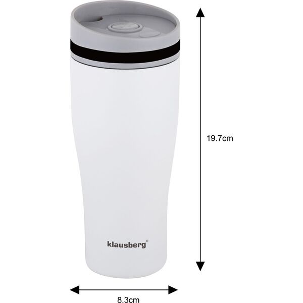Klausberg Termiczny Kubek 380ml Click Clack Klausberg Kb-7619 Lumarko! 13297771 5908287276192