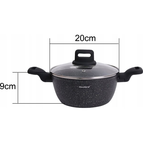 Klausberg GARNEK MARMURKOWY KLAUSBERG 20cm 2,3L KB-7670 13298069 5908287276703