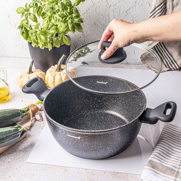 Klausberg GARNEK MARMURKOWY KLAUSBERG 24cm 3,7L KB-7671 13298070 5908287276710
