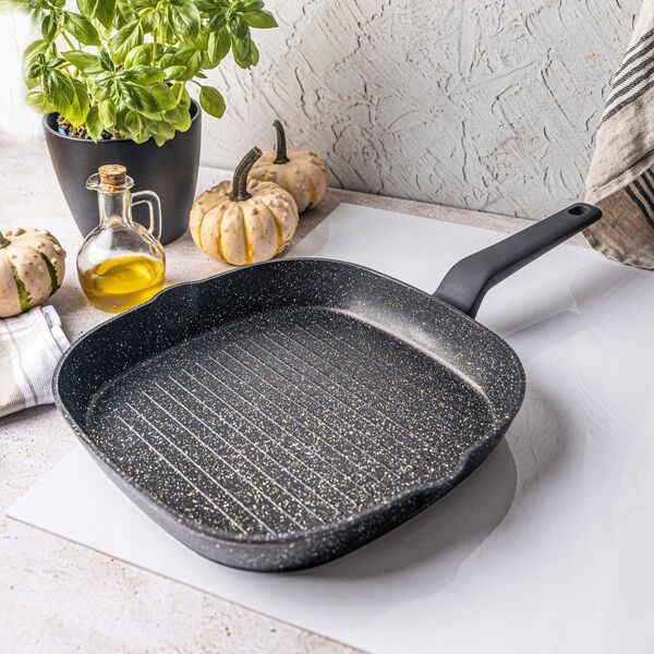 Patelnia Klausberg PATELNIA GRILLOWA MARMURKOWA KLAUSBERG 28cm KB-7662 13298071 5908287276628