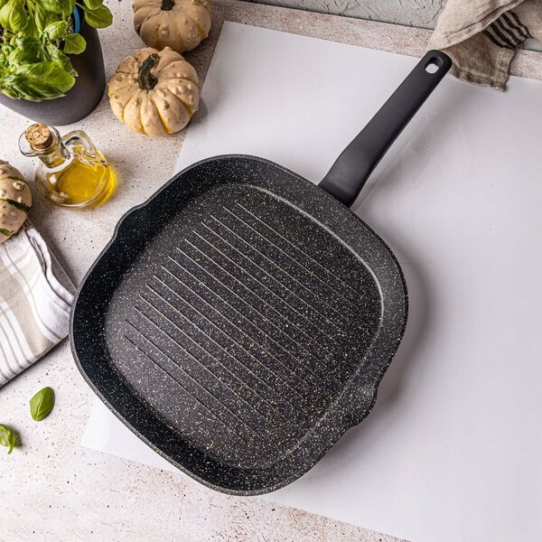 Patelnia Klausberg PATELNIA GRILLOWA MARMURKOWA KLAUSBERG 28cm KB-7662 13298071 5908287276628