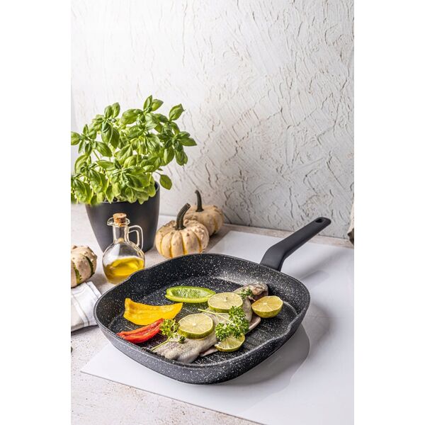 Patelnia Klausberg PATELNIA GRILLOWA MARMURKOWA KLAUSBERG 28cm KB-7662 13298071 5908287276628