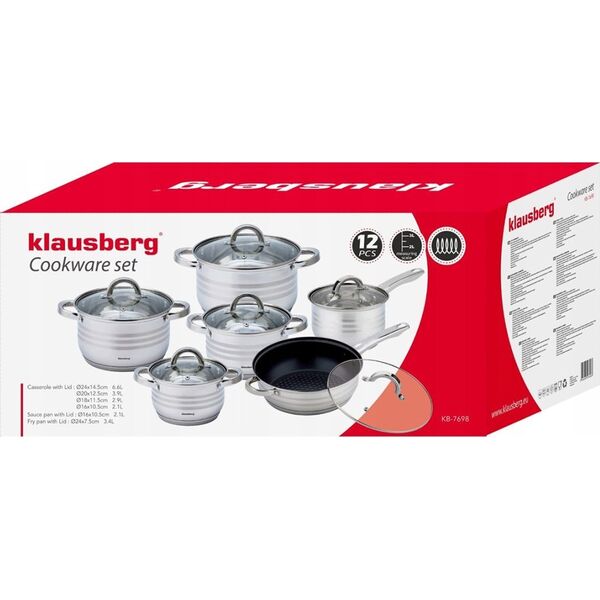 Klausberg ZESTAW GARNKÓW 12 ELEMENTÓW KLAUSBERG KB-7698 13298172 5908287276987
