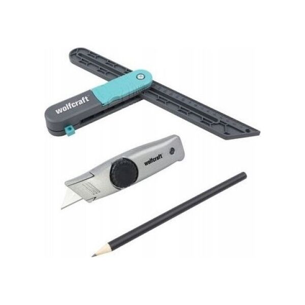 Wolfcraft Zestaw do układanie paneli winylowych 3-cz, Wolfcraft 13298173 4006885697805