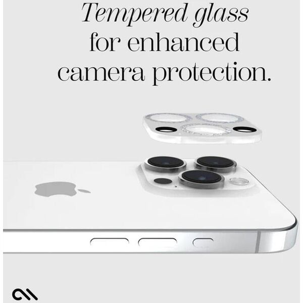 Case-Mate Case-Mate Sparkle Lens Protector - Szkło ochronne na aparat iPhone 15 Pro / iPhone 15 Pro Max (Twinkle) 13298385 840171730166