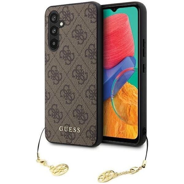Guess Etui Guess GUHCS23FEGF4GBR Samsung Galaxy S23 FE hardcase 4G Charms Collection brązowy/brown 13298954 3666339218607
