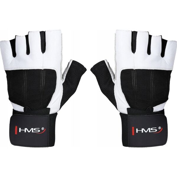 HMS RST04 WHITE-BLACK ROZM. S RĘKAWICE NA SIŁOWNIĘ HMS 13299348 5907695553789