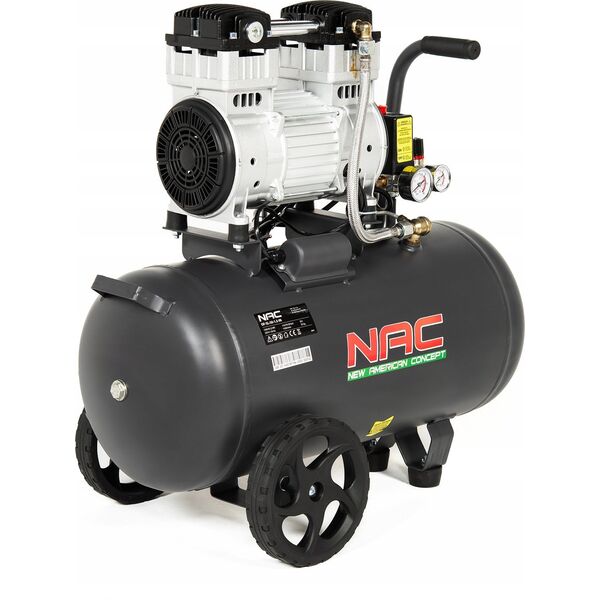 Sprężarka NAC NAC SPRĘŻARKA BEZOLEJOWY 50L 1,5kW 8 BAR 13299383 5902490787766