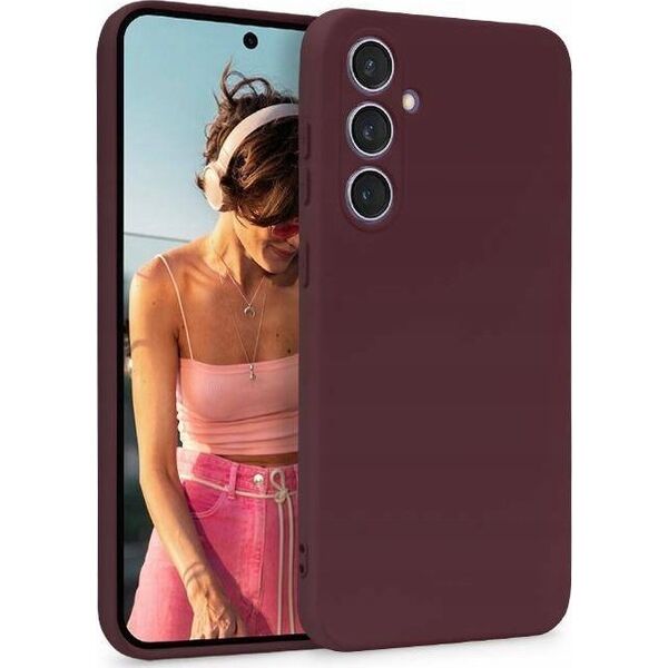 Crong Crong Color Cover - Etui Samsung Galaxy S23 FE (bordowy) 13299530 5904310703611