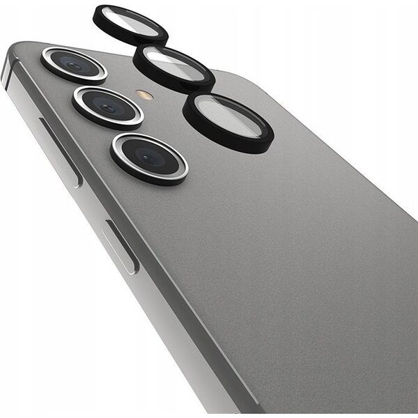 Case-Mate Case-Mate Aluminum Ring Lens Protector - Szkło ochronne na obiektyw aparatu Samsung Galaxy S24+ (Black) 13300435 840171736878