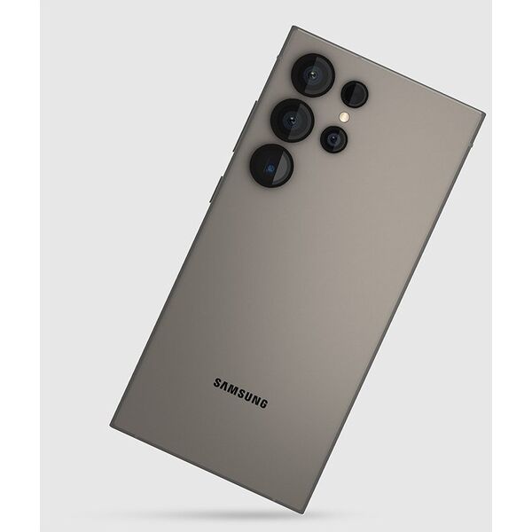 Case-Mate Case-Mate Aluminum Ring Lens Protector - Szkło ochronne na obiektyw aparatu Samsung Galaxy S24 Ultra (Black) 13300438 840171736267