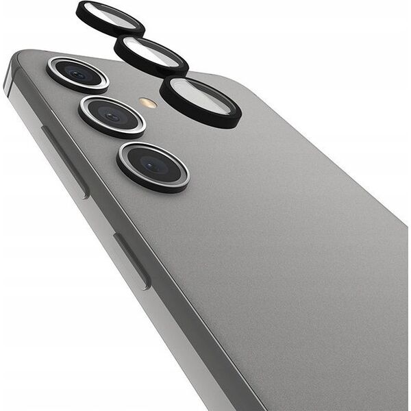 Case-Mate Case-Mate Aluminum Ring Lens Protector - Szkło ochronne na obiektyw aparatu Samsung Galaxy S24 (Black) 13300439 840171736519