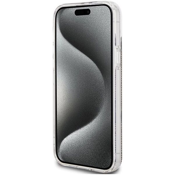 Guess Guess GUHCP15MH4PSEGW iPhone 15 Plus / 14 Plus 6.7" brązowy/brown hardcase IML 4G Gold Stripe 13300741 3666339222833