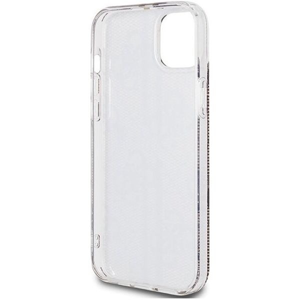 Guess Guess GUHCP15MH4PSEGW iPhone 15 Plus / 14 Plus 6.7" brązowy/brown hardcase IML 4G Gold Stripe 13300741 3666339222833