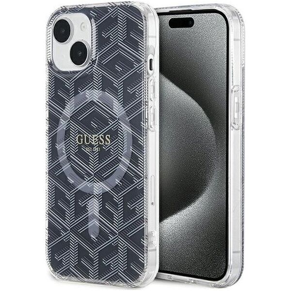 Guess Guess GUHMP15MHGCUSTGK iPhone 15 Plus / 14 Plus 6.7" czarny/black hardcase IML GCube MagSafe 13300778 3666339221850