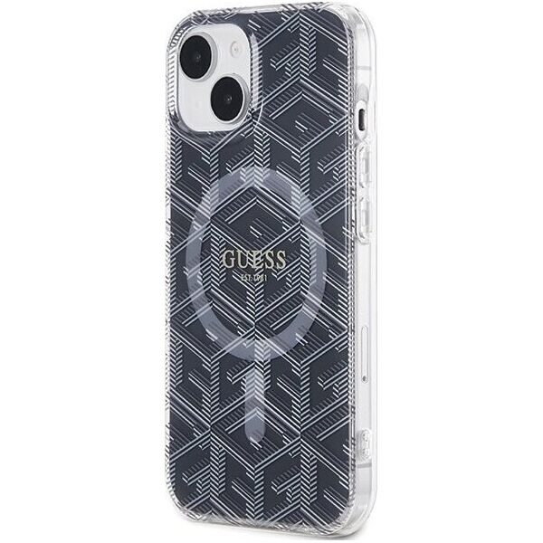 Guess Guess GUHMP15MHGCUSTGK iPhone 15 Plus / 14 Plus 6.7" czarny/black hardcase IML GCube MagSafe 13300778 3666339221850