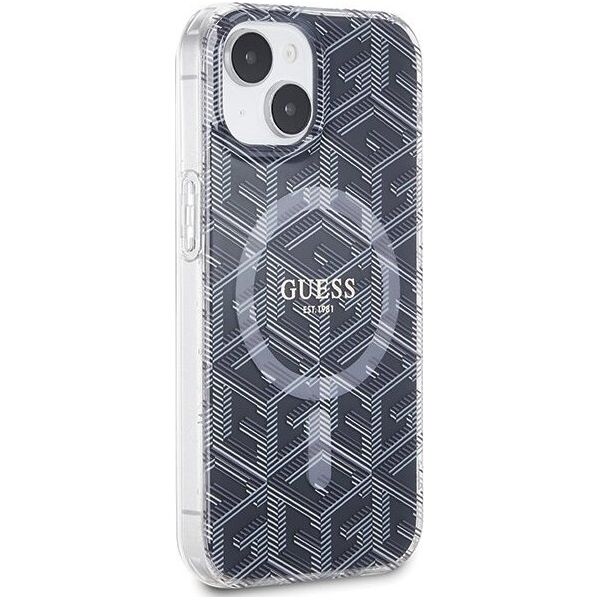 Guess Guess GUHMP15MHGCUSTGK iPhone 15 Plus / 14 Plus 6.7" czarny/black hardcase IML GCube MagSafe 13300778 3666339221850