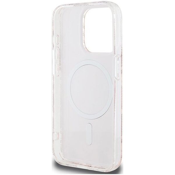 Guess Guess GUHMP15XHGCUSTGP iPhone 15 Pro Max 6.7" różowy/pink hardcase IML GCube MagSafe 13300784 3666339222017