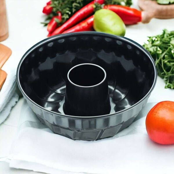 Berretti Torta forma z tuleją Czarna Non-Stick 25,5 cm 13302858 5902041308631
