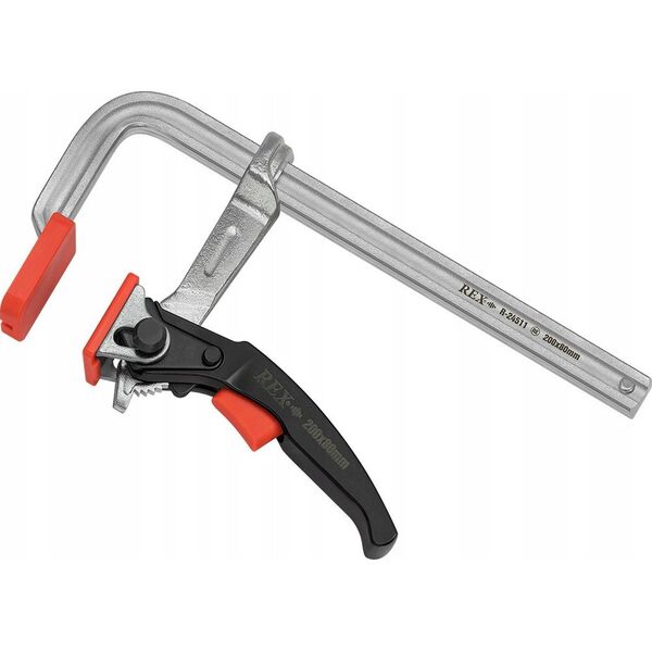 ARTPOL ŚCISK STOLARSKI  80x 200mm STALOWY KUTY + ZAPADKA 13303436 5902623245118