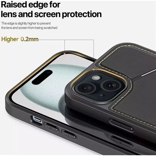 Dux Ducis Etui DUX DUCIS Rafi II Mag - etui back cover z podstawką kompatybilne z MagSafe do iPhone 15 13305050 6934913021378