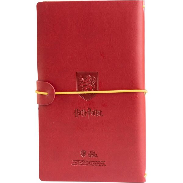 Harry Potter Harry Potter - Skórzany notatnik podróżny Gryffindor 12x19,6 cm (Czerwony) 13305979 8435497277499