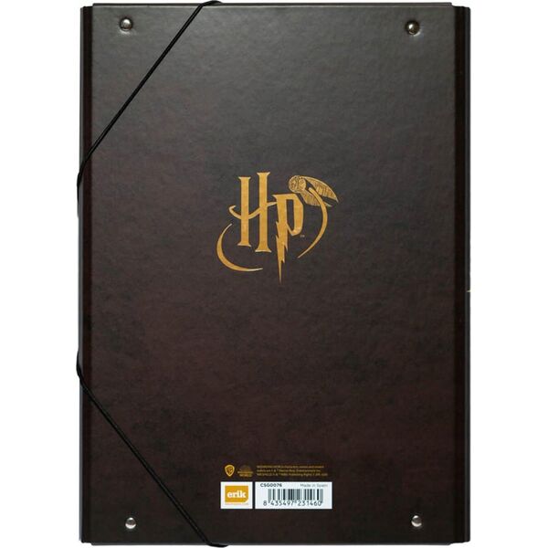 Harry Potter Harry Potter - Folder / teczka z gumką A4 (24 x 34 cm) 13305984 8435497231460