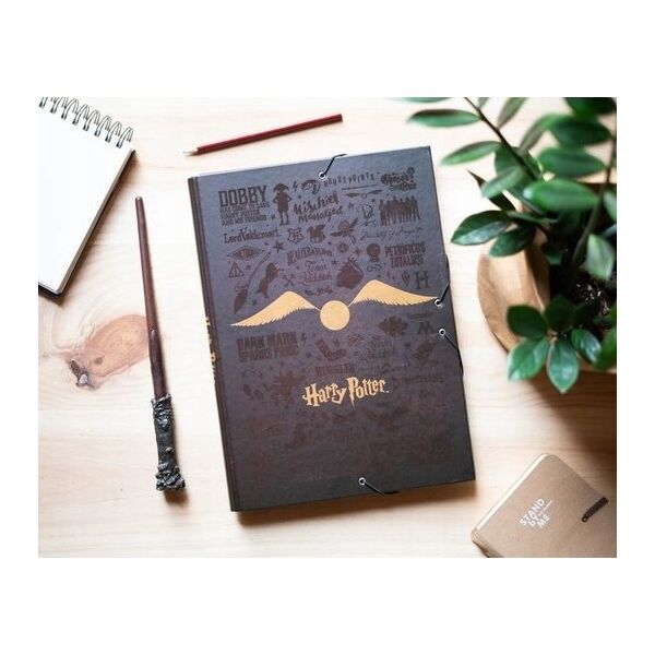 Harry Potter Harry Potter - Folder / teczka z gumką A4 (24 x 34 cm) 13305984 8435497231460