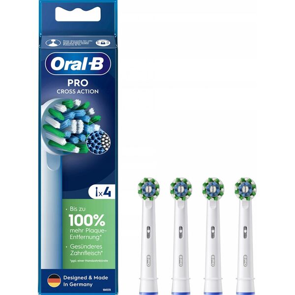 Końcówka Oral-B Oral-B Toothbrush heads Pro CrossAction 4 pcs. 13307103 8006540860380