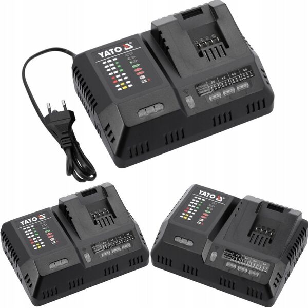 Ładowarka Yato YATO ŁADOWARKA SUPER SZYBKA 18V (2,4-12A) 13307514 5906083097812