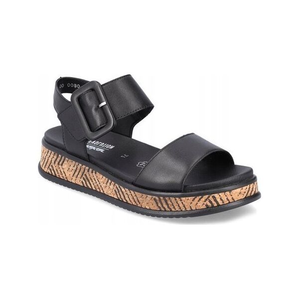 Rieker Rieker Sandals W0800-00 Czarne 38 13307709 4060596643360