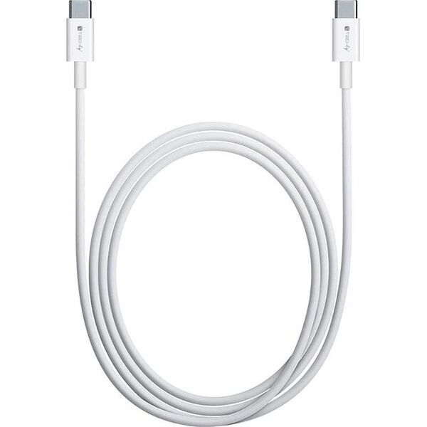 Kabel USB Techly USB-C - USB-C 1 m Biały (ICOC-MU4-40G240W1) 13308001 8059018365870