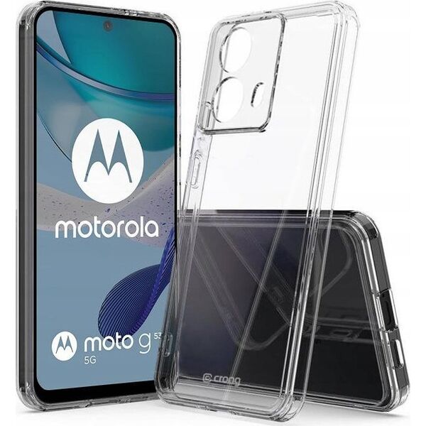 Crong Crong Crystal Shield Cover - Etui Motorola Moto G53 (przezroczysty) 13315673 5904310704243