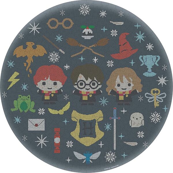 Harry Potter Harry Potter - Puzzle 500 elementów w ozdobnym pudełku (Christmas at Hogwarts) 13315814 5036905046558